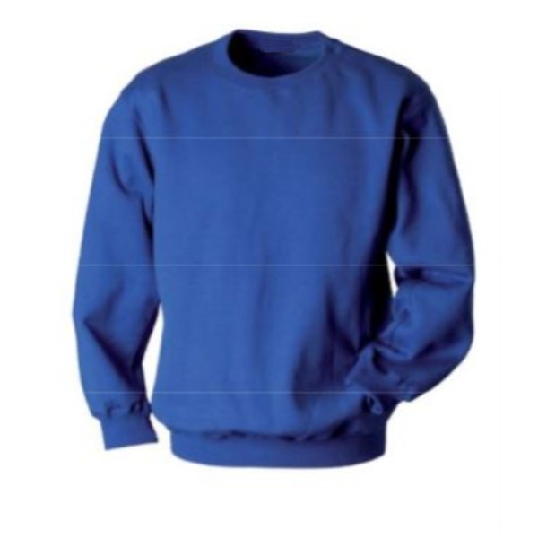 men sweatshirt with knitted wristbands